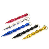 Tactical Pointed Kuboton Rod Keychain Key Ring EDC Outdoor Self Defend Tool  